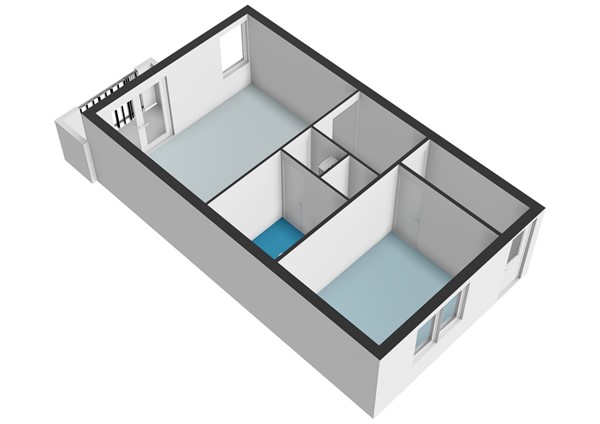 Floorplan - Bernard Shawsingel 172, 1102 VD Amsterdam